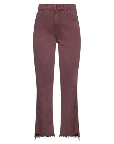 Mother Woman Jeans Mauve Size 27 Cotton, Lyocell, Elastane