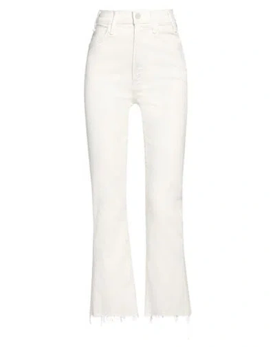 Mother Woman Jeans Off White Size 25 Cotton, Polyester, Elastane