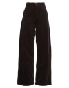 Mother Woman Pants Chocolate Brown Size 30 Cotton, Polyester, Elastane
