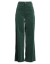 Mother Woman Pants Dark Green Size 31 Cotton, Polyester, Elastane