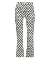 Mother Woman Pants Ivory Size 26 Cotton, Polyester, Elastane In White