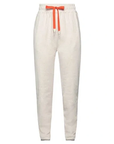 Mother Woman Pants Ivory Size M Cotton In White
