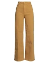 Mother Woman Pants Mustard Size 29 Cotton, Polyester, Elastane In Yellow