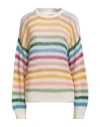Mother Woman Sweater Off White Size M Alpaca Wool, Polyamide In White