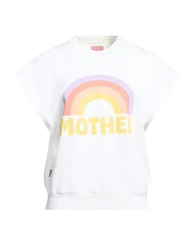 Mother Woman Sweatshirt Off White Size S Cotton