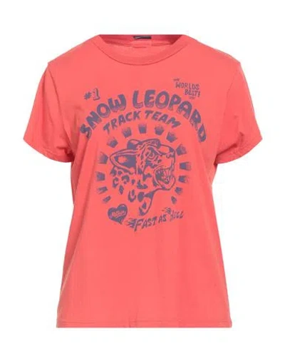 Mother Woman T-shirt Coral Size M Pima Cotton