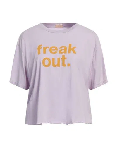 Mother Woman T-shirt Lilac Size L Supima In Purple