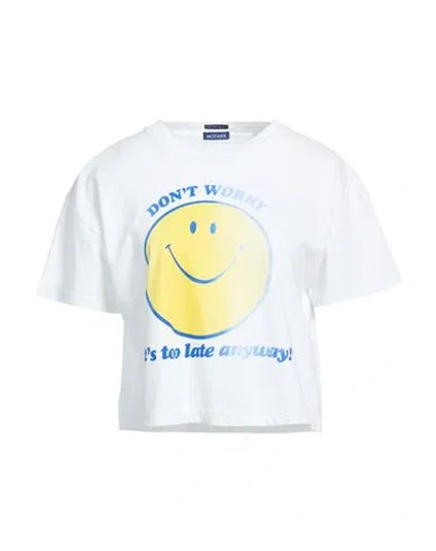 Mother Woman T-shirt White Size L Cotton In Multi