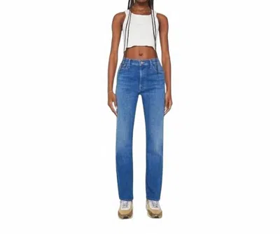 Mother Women's Across The Finnish Line Jeans In Blue