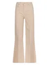 Mother High-rise Flared Jeans In Panna