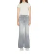 Mother Women's Hustler Roller Pant In Grey In Gray