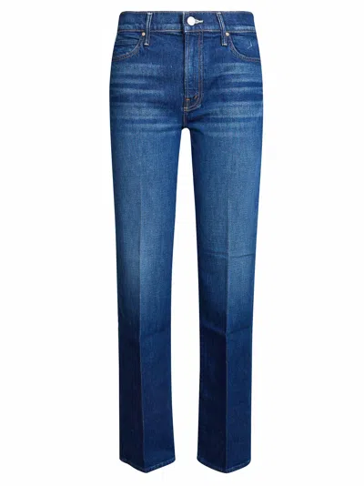 Mother The Kick It Denim Jeans In Blue