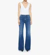 Mother Women's Lil Doozy Fray Jeans In Scorchin Hot In Blue