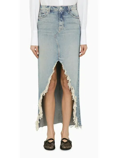 MOTHER WOMEN'S LONG SKIRT THE DITCHER MAXI SUPER FRAY