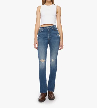 Mother Women's Morning Chores High Waisted Jeans In Blue
