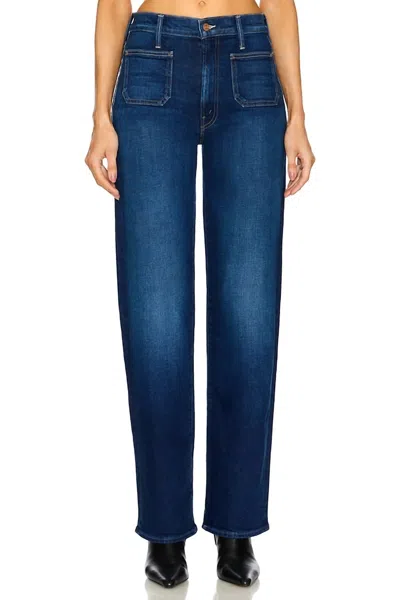 Mother Women's Patch Pocket Rambler Pant In Blue