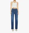 Mother Women's Patch Rambler Jean In Made For Walking In Blue