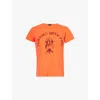 Mother The Boxy Goodie Goodie Crewneck Tee In Playing With Fire