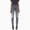 Mother Women's Rider Ankle Jean In After Midnight W/ Molly