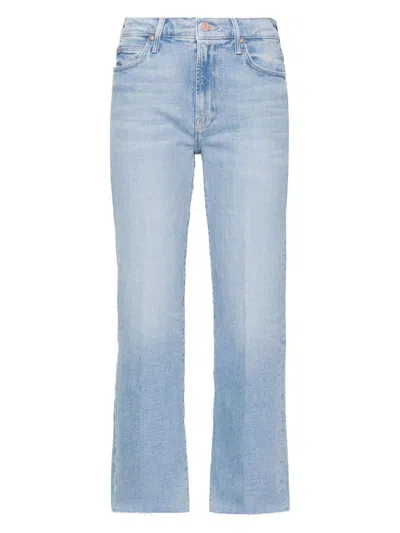 MOTHER WOMEN'S STRAIGHT LEG CROPPED JEANS