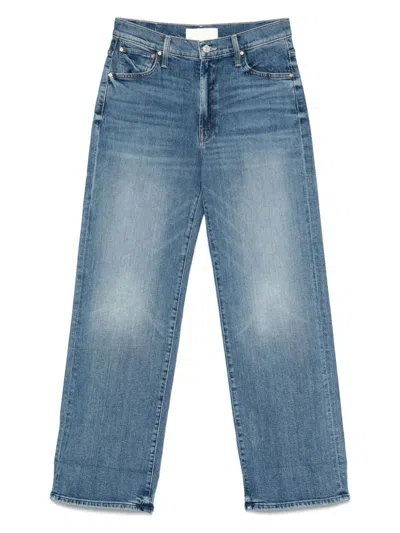 MOTHER WOMEN'S THE DODGER DENIM HEM JEAN PANTS