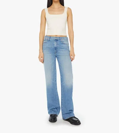 Mother Women's The Dodger Sneak Jeans In Blue