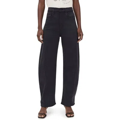 Mother Women's The Half-pipe Flood Jeans, Faded Black