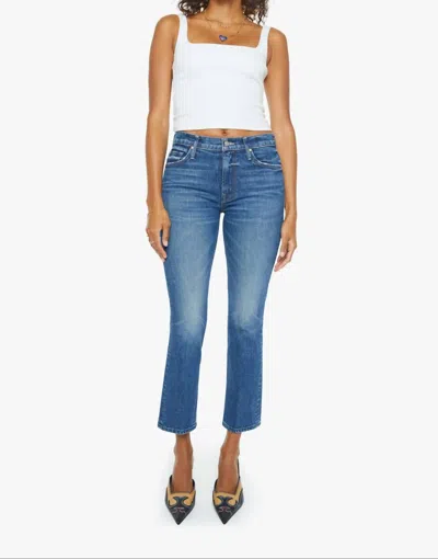Mother Women's The Insider Ankle Jeans In Where The Sun Dont Shine In Blue