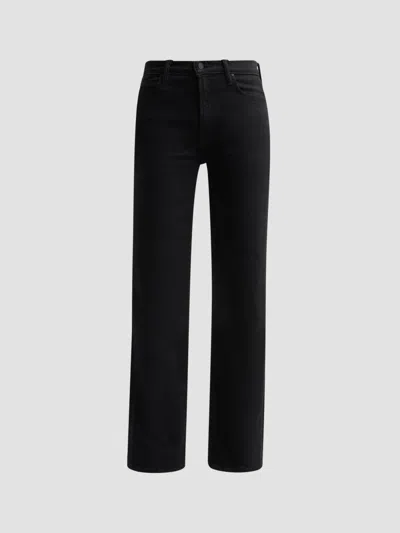 Mother Women's The Kick It High-rise Jeans In Black