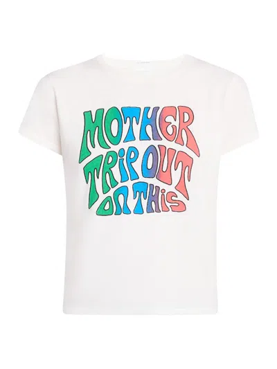 Mother Women's The Lil Goodie Graphic T-shirt In White