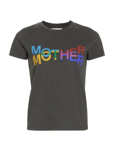 Mother Women's The Lil Sinful Logo T-shirt In  Kaleidoscope