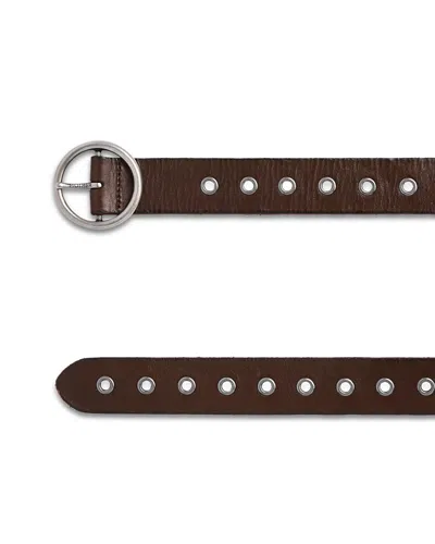 Mother Women's The Racer Leather Belt In Multi