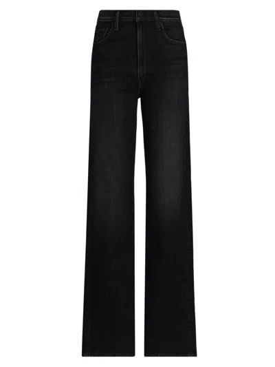 Mother Women's The Rambler Stretch High-rise Straight Jeans In Keep It Sharp