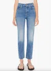 MOTHER WOMEN'S THE TOMCAT ANKLE FRAY JEAN IN KITTY CORNER LT WASH