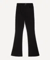 Mother Weekender Flare Leg Jeans In Not Guilty In Black