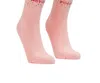 Mother Women's Tube Socks In Pink With Crystals In Multi