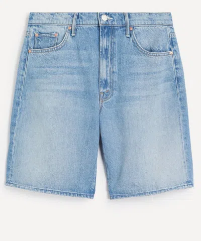 Mother Women's Undercover Bermuda Shorts In Blue