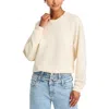 Mother The Biggie Message Sweatshirt In White