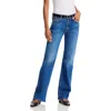 Mother The Maven Sneak Mid Rise Jeans In Multi