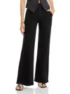 MOTHER WOMENS HIGH RISE SOLID WIDE LEG JEANS