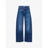 Mother Womens Did You Bring Me Anythin The Half-pipe Ankle Denim Jeans