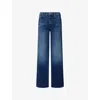Mother The Mid Rise Maven Jeans In Blue