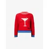 Mother Cotton The Mini Pullover Sweater In Multi