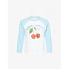 Mother The Sporty Concert Cherry Picking Graphic Baseball T-shirt