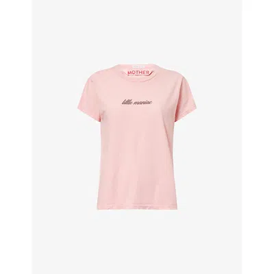 Mother Womens The Boxy Goodie Goodie Supima-cotton Jersey T-shirt Little Maniac