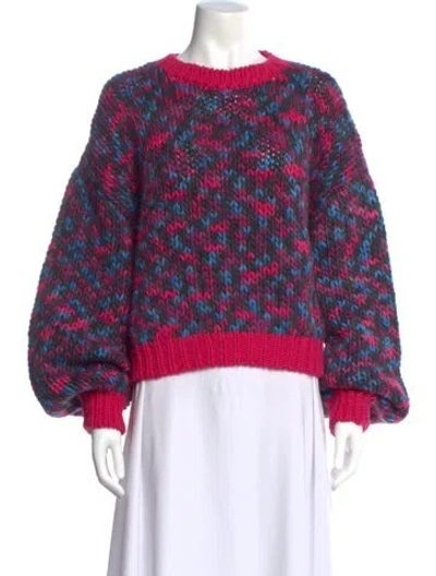 Pre-owned Mother Wool Printed Sweater W/ Tags In Multi