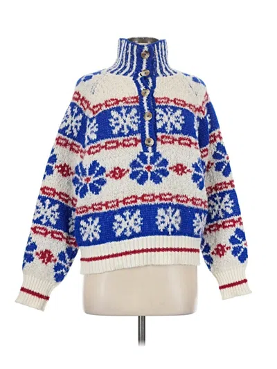 Pre-owned Mother Wool Pullover Sweater In Blue