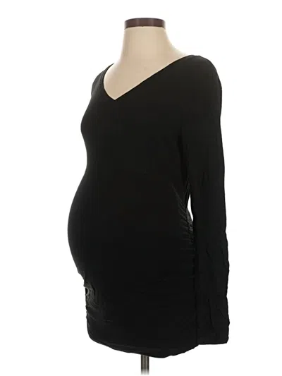 Pre-owned Motherhood 3/4 Sleeve T-shirt In Black