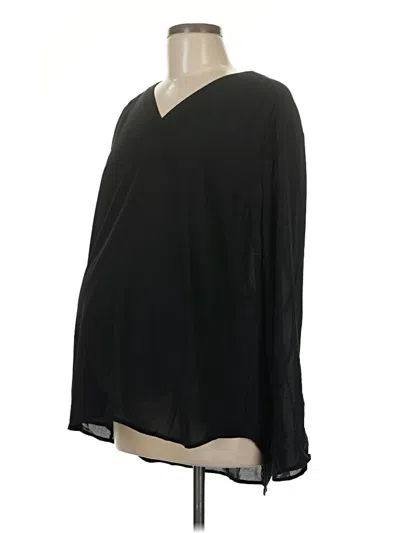 Pre-owned Motherhood 3/4 Sleeve T-shirt In Black