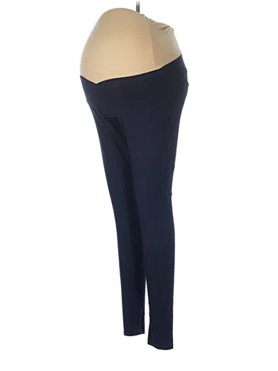 Pre-owned Motherhood Active Pants In Blue